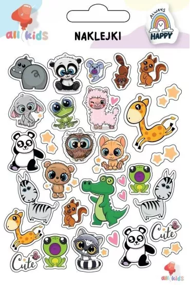 All4Kids Naklejki dla dzieci Weso�e zwierz�tka