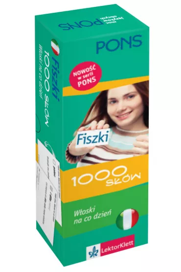 Fiszki 1000 s��w - W�oski na co dzie� PONS