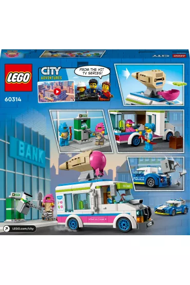 LEGO City Policyjny po�cig za furgonetk� z lodami 60314