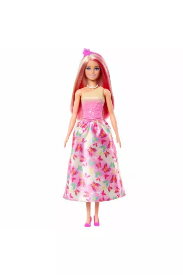 Barbie ksi�niczka w r�owym stroju Mattel