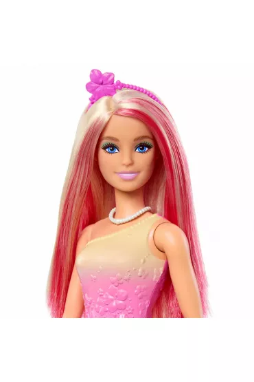 Barbie ksi�niczka w r�owym stroju Mattel