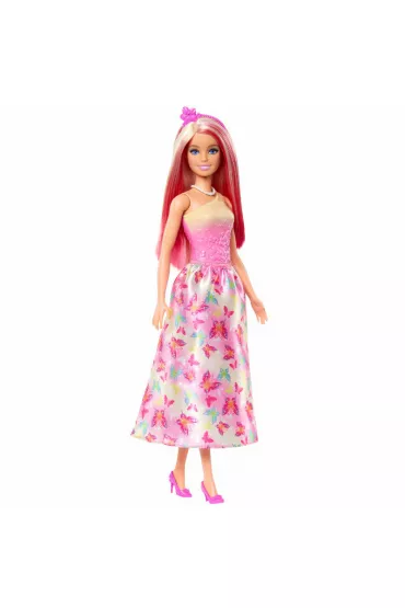 Barbie ksi�niczka w r�owym stroju Mattel