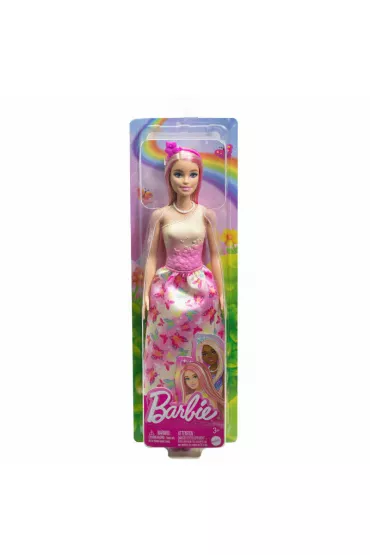 Barbie ksi�niczka w r�owym stroju Mattel