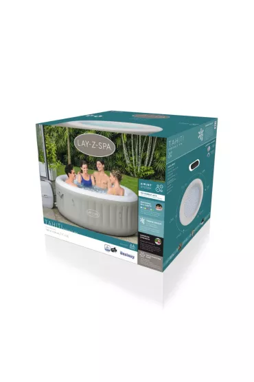 Dmuchany basen Jacuzzi z hydromasa�em Lay-Z-Spa Tahiti 180x66 cm 60007