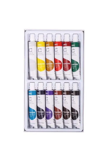 Deli Farby gwaszowe tuba 12 x 12 ml