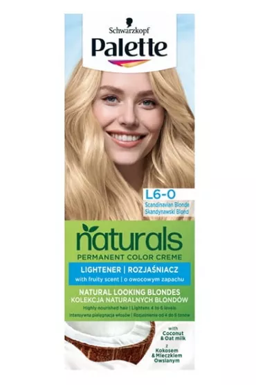 Palette Permanent Naturals Color Creme Go Blonde rozja�niaj�ca farba do w�os�w L6-0 Skandynawski Blond