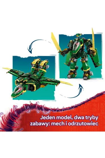 LEGO NINJAGO Odrzutowy mech Lloyda 71845
