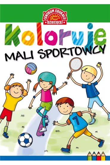 Koloruj�. Mali sportowcy