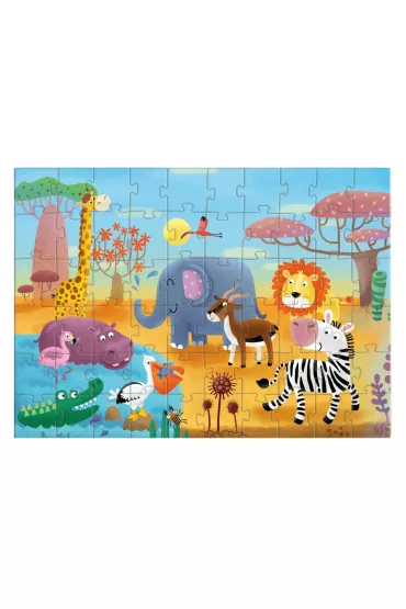 Puzzle 60 el. W gor�cej Afryce Dodo