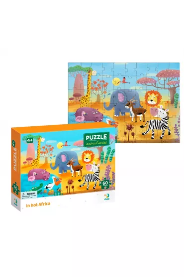 Puzzle 60 el. W gor�cej Afryce Dodo