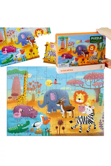 Puzzle 60 el. W gor�cej Afryce Dodo