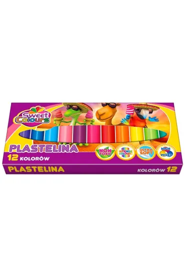 Koma-Plast Plastelina zmywalna 12 szt.