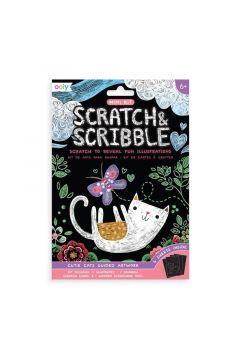 Kolorowe Baloniki Zdrapywanki Mini Scratch & Scribble Kotki