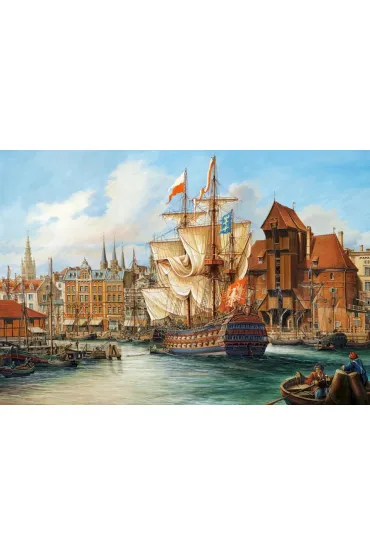 Puzzle 1000 el. Stary Gda�sk Castorland