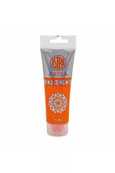 Astra Farba akrylowa Deco Artea w tubie pomara�czowa 75ml