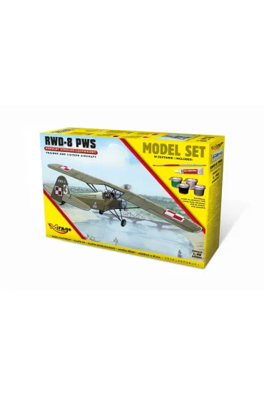 Zestaw modelarski - Samolot RWD Mirage Hobby