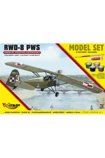 Zestaw modelarski - Samolot RWD Mirage Hobby