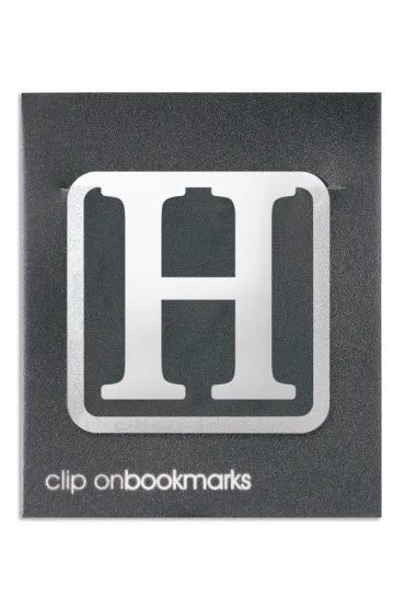 If Metalowa zak�adka - Litera H Clip-on