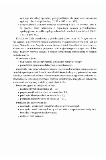 Nowe programy edukacyjno-terapeutyczne dla I etapu nauczania uczni�w z niepe�nosprawno�ci� intelektualn� w stopniu umiarkowanym - Alicja Tanajewska, Renata Naprawa