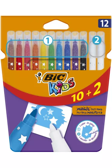 Bic Flamastry Colour & Erase 880507 12 szt.