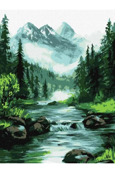 Ideyka Malowanie po numerach - Tajemnicze �r�d�o 30x40cm