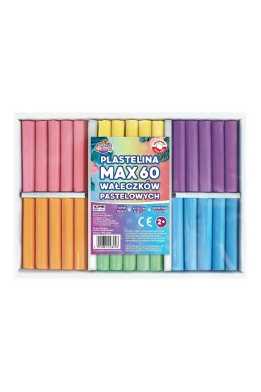 Sweet colours Plastelina MAX 60 wa�eczk�w pastel
