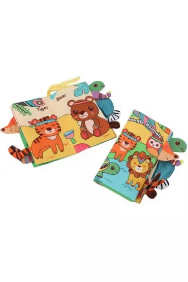 Ksi��eczka edukacyjna szeleszcz�ca d�ungla LeanToys