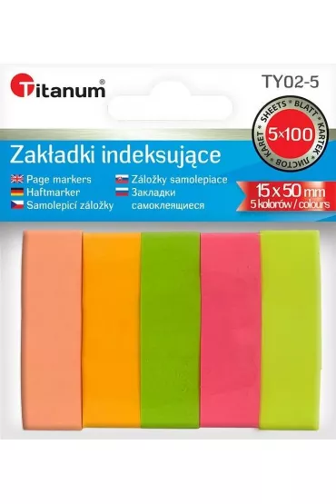 Titanum Zak�adki indeksuj�ce Fluo