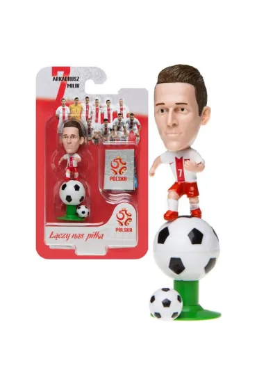 Figurki Pi�karzy Reprezentacji Polski - Arkadiusz Milik 7 (pi�karz, pi�ka, przewodnik kolekcjonerski) *