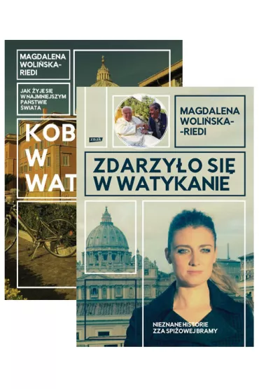 Pakiet: Kobieta w Watykanie. Jak �yje si� w najmniejszym pa�stwie �wiata, Zdarzy�o si� w Watykanie. Nieznane historie zza Spi�owej Bramy - Magdalena  Woli�ska-Riedi