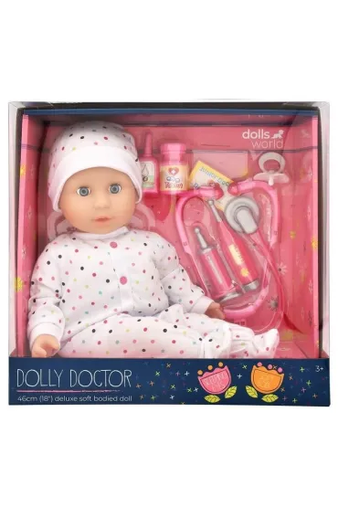 Dolls World Lalka Dolly Doctor 46cm