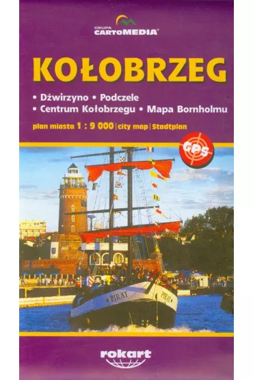 Plan miasta Ko�obrzeg 1:9 000