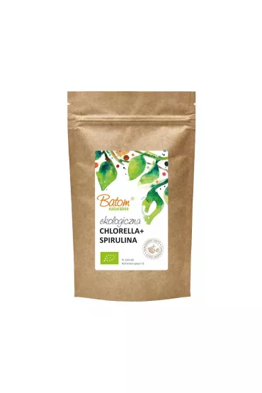 Batom Chlorella + spirulina (500 mg) - suplement diety 500 tab. Bio
