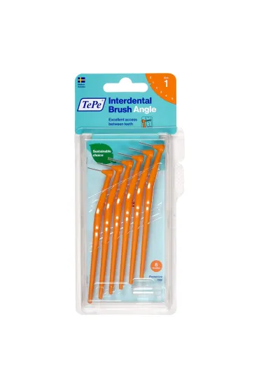 TePe Szczoteczki mi�dzyz�bowe 0,45mm Pomara�czowe 6 szt.