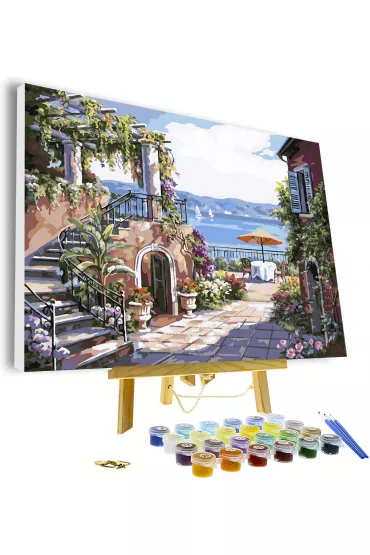 Twoje Hobby Malowanie po numerach - Toska�ski taras 40x50cm