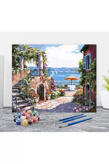 Twoje Hobby Malowanie po numerach - Toska�ski taras 40x50cm