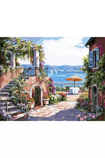 Twoje Hobby Malowanie po numerach - Toska�ski taras 40x50cm