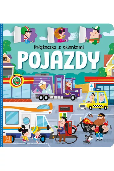 Ksieczka z okienkami Pojazdy - Agnieszka Bator