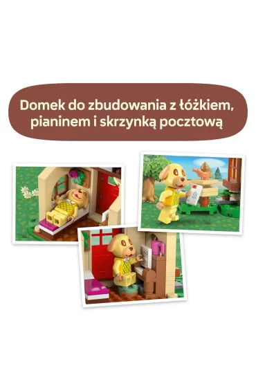 LEGO Animal Crossing Przytulny dom Goldie 77058