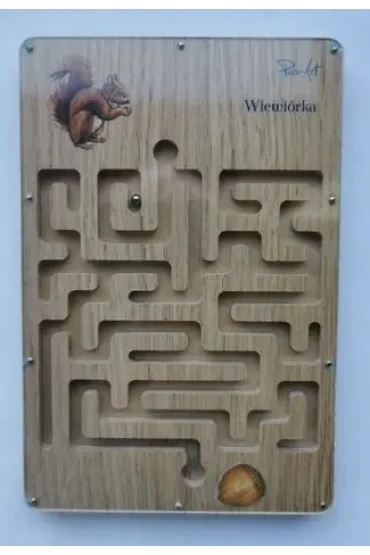 Puzzle Labirynt przyrodniczy Wiewi�rka Puls-Art