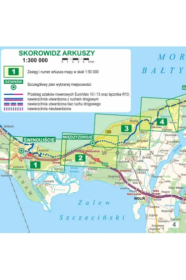 Atlas Rowerowy Wybrze�e Ba�tyku 1:50 000