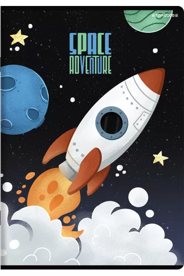 Top-2000 Zeszyt A5 Space Adventure linia podwjna 16 kartek