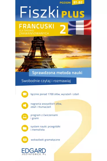 Fiszki plus. Francuski dla �rednio zaawansowanych. Poziom B1-B2