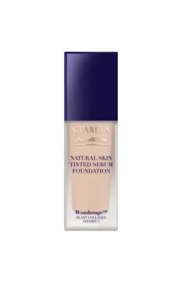 Claresa Natural Skin Tinted Serum Foundation, Podkad-serum z naturalnym wykoczeniem 1C Light Cool 32 ml