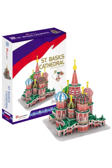 Puzzle 3D 92 el. Katedra �w. Wasyla Cubic Fun