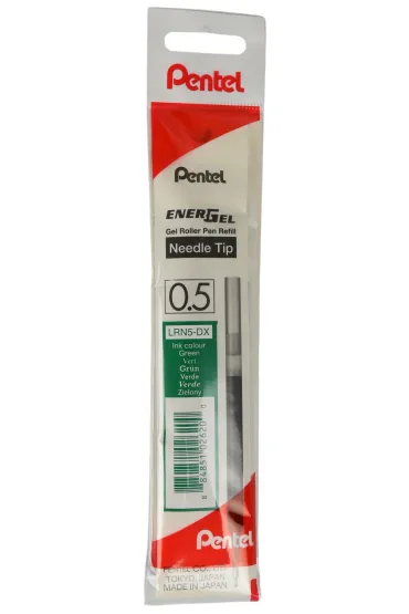 Pentel Wk�ad do cienkopisu kulkowego EnerGel zielony LRN5-BP3DPL 3 sztuki folia
