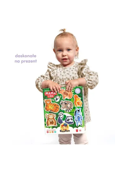 CzuCzu Pierwsze puzzle Mama i ja 18 m.  dwuelementowe uk�adanki Bright Junior Media