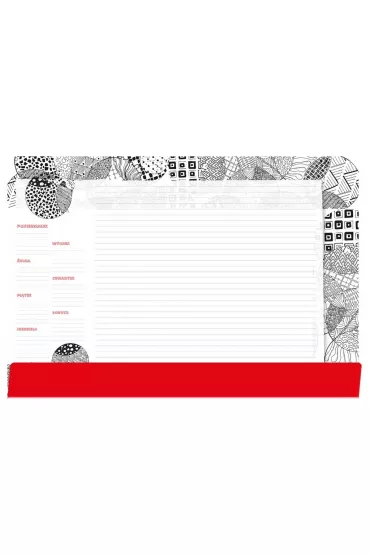 Tetis Podk�ad na biurko notes B3 - mandala do kolorowani