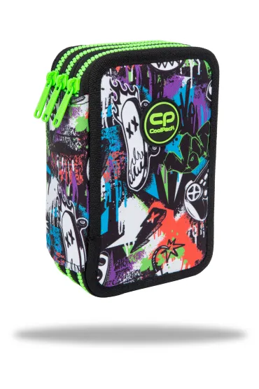 Pi�rnik 3-komorowy z wyposa�eniem Coolpack Jumper 3 peek a boo