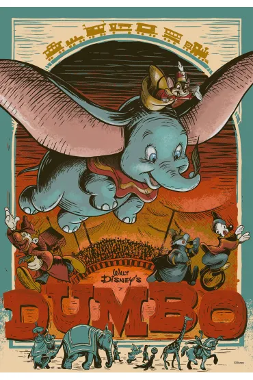 Puzzle 300 el. 2D Dumbo Ravensburger